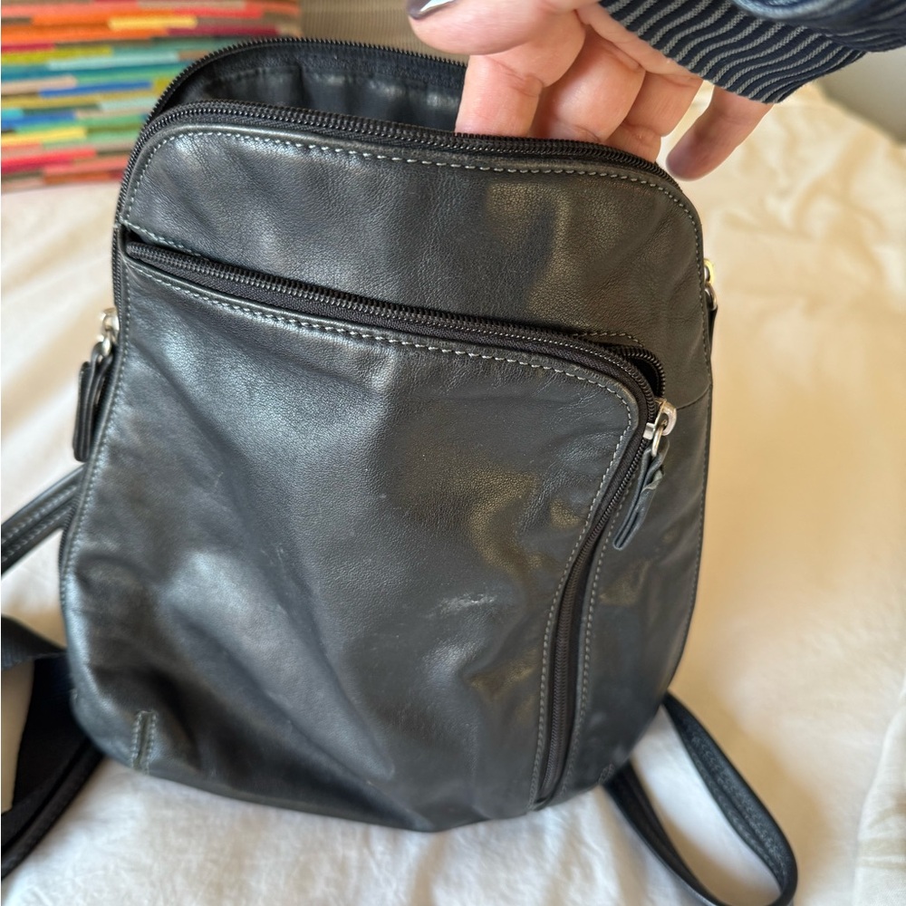 Tignanello leather backpack